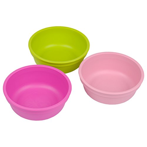 Re-Play 3PK 12Oz Bowls Tulip- Bright Pink, Blush and Lime Green (Min. of 2 PK, Multiples of 2 PK)