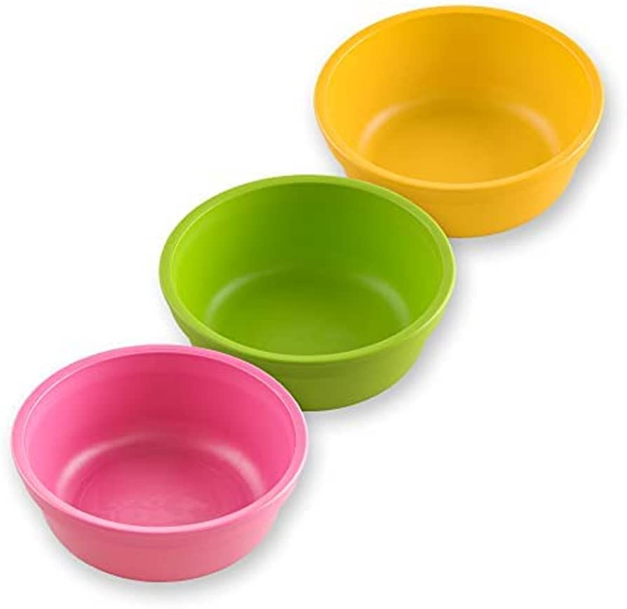 Re-Play 3PK 12Oz Bowls Tulip- Bright Pink, Blush and Lime Green (Min. of 2 PK, Multiples of 2 PK)