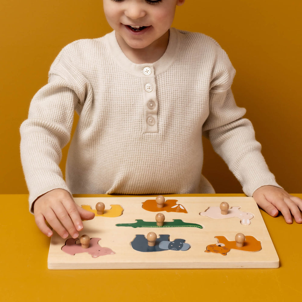 Trixie Wooden animal puzzle - 7pcs (Min. of 2 PK, multiples of 2 PK)