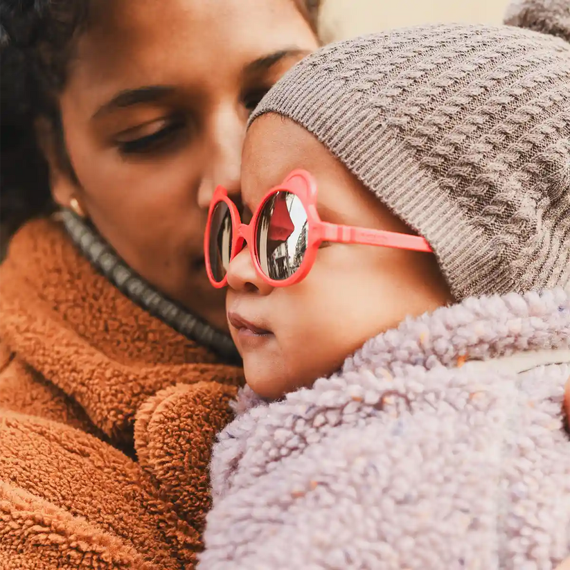 Ki ET LA Ourson Sunglasses - Red Elysee (Min. of 2 PK, multiples of 2 PK)