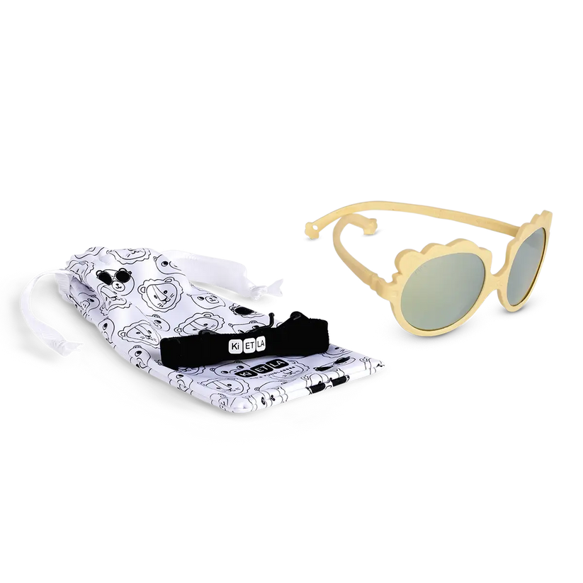 Ki ET LA Lion Sunglasses - Vanilla (Min. of 2 PK, multiples of 2 PK)