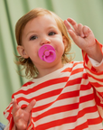BIBS Pacifier Original COLOUR Latex 2 PK Bubblegum / Peri (Min. of 2 PK, multiples of 2 PK)