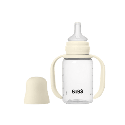 BIBS Baby Sippy Bottle Spout Silicone 1 pack 150 ml Ivory (Min. of 2 PK , multiples of 2 PK)