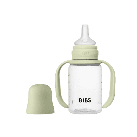 BIBS Baby Sippy Bottle Spout Silicone 1 pack 150 ml Sage (Min. of 2 PK , multiples of 2 PK)