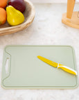 Kiddikutter Silicone Cutting Board - Sage (Min. of 2 PK, multiples of 2 PK)