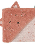 Trixie Hooded towel | 75x75cm - Mrs. Cat (Min. of 2 PK, multiples of 2 PK)