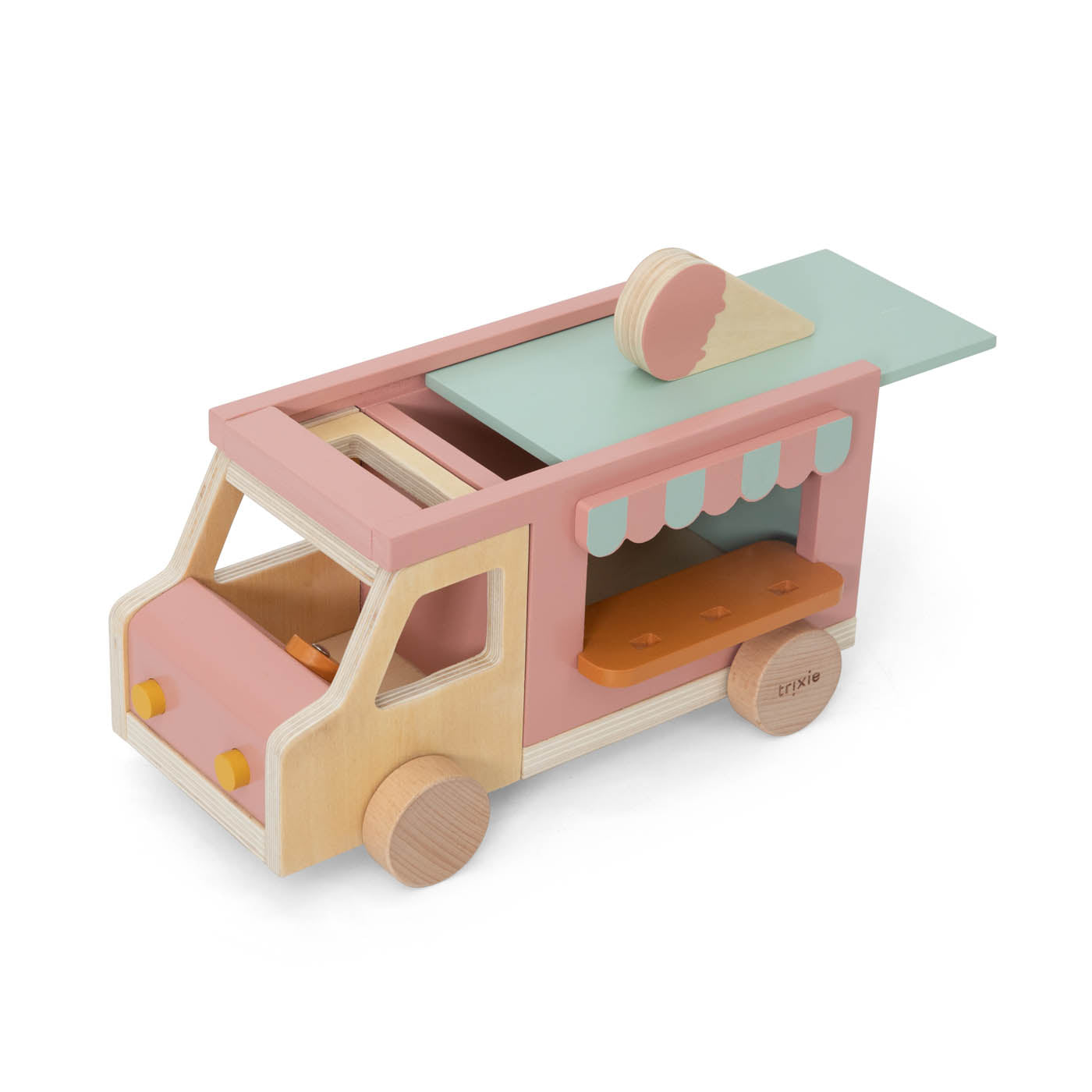 Trixie Wooden ice cream truck (Min. of 2 PK, multiples of 2 PK)
