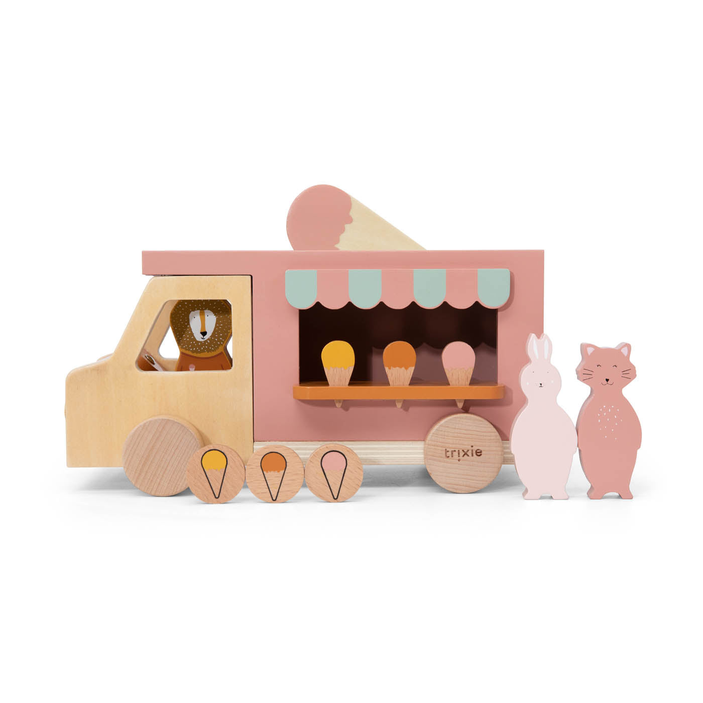 Trixie Wooden ice cream truck (Min. of 2 PK, multiples of 2 PK)