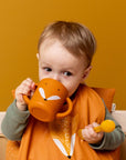 Trixie Waterproof bib 2-pack - Mr. Fox (Min. of 2 PK, multiples of 2 PK)