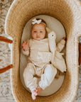 günamüna Fleece Jumpsuit Wonky Stars Blush (Min. of 2, multiples of 2)