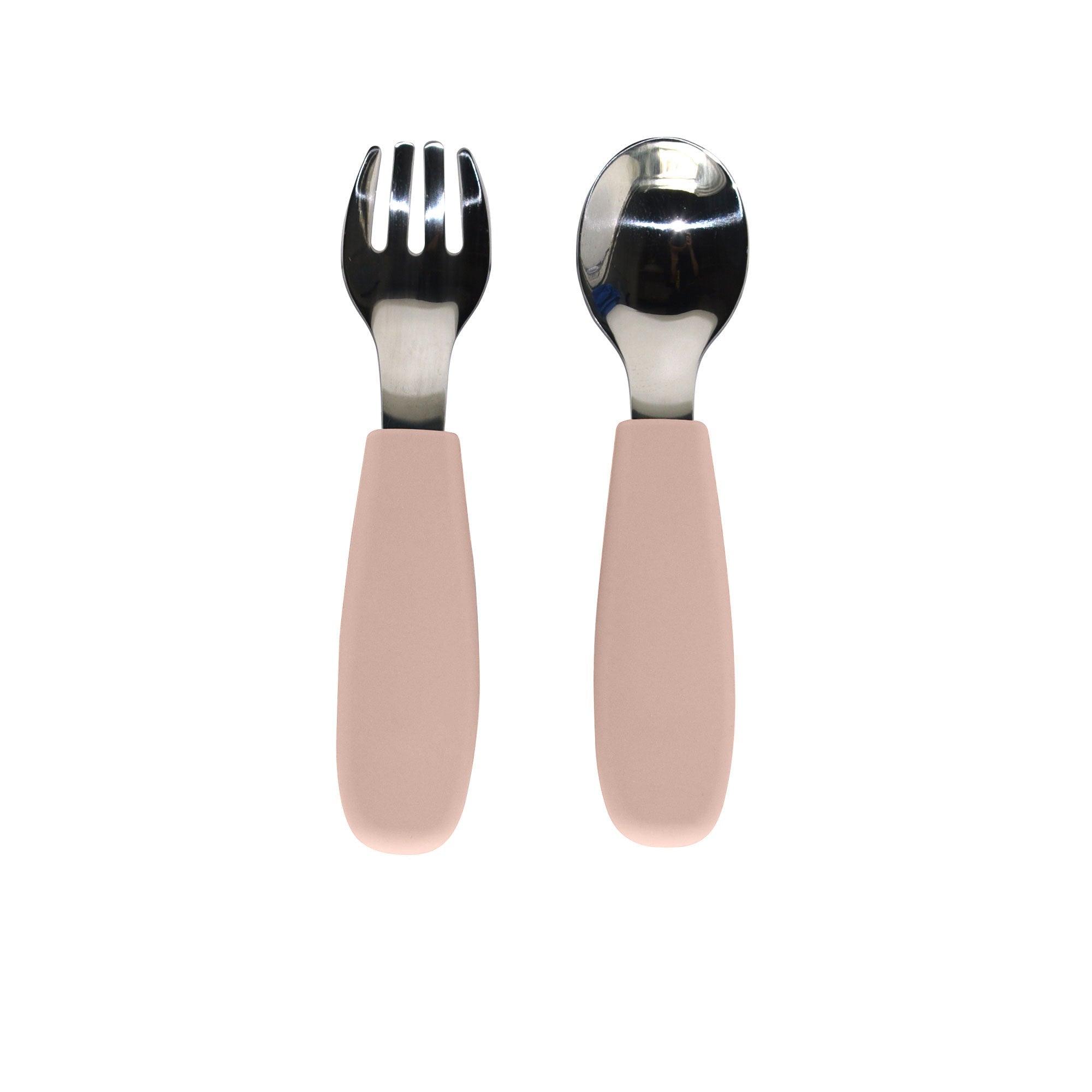 noüka Toddler Cutlery Set - Soft Blush (Sold in Case of 2, Qty of 1=2 products)