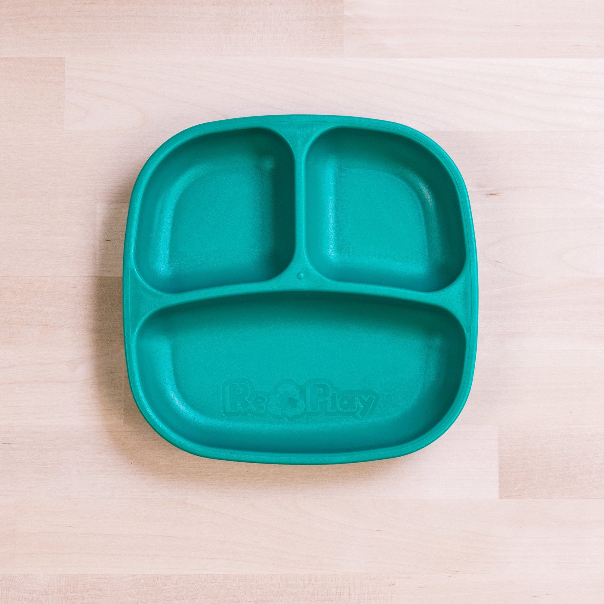 Re-Play Divide Plate- Teal (Min. of 2 PK, Multiples of 2 PK)