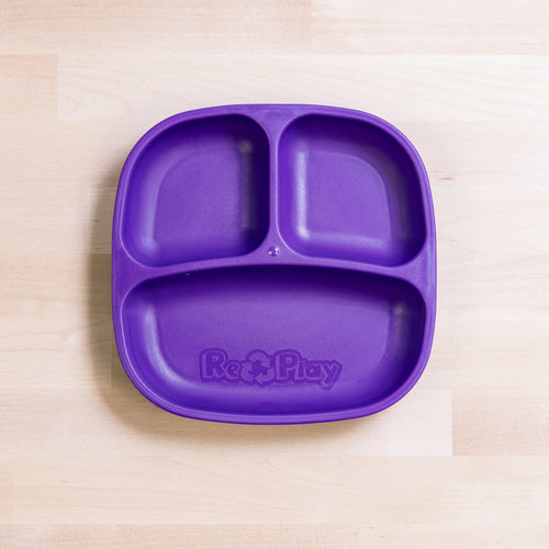 Re-Play Divided Plate- Amethyst (Min. of 2 PK, Multiples of 2 PK)