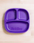 Re-Play Divided Plate- Amethyst (Min. of 2 PK, Multiples of 2 PK)