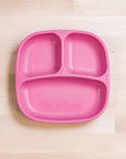 Re-Play Divided Plate - Bright Pink (Min. of 2 PK, Multiples of 2 PK)