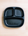 Re-Play Divided Plate- Black (Min. of 2 PK, Multiples of 2 PK)