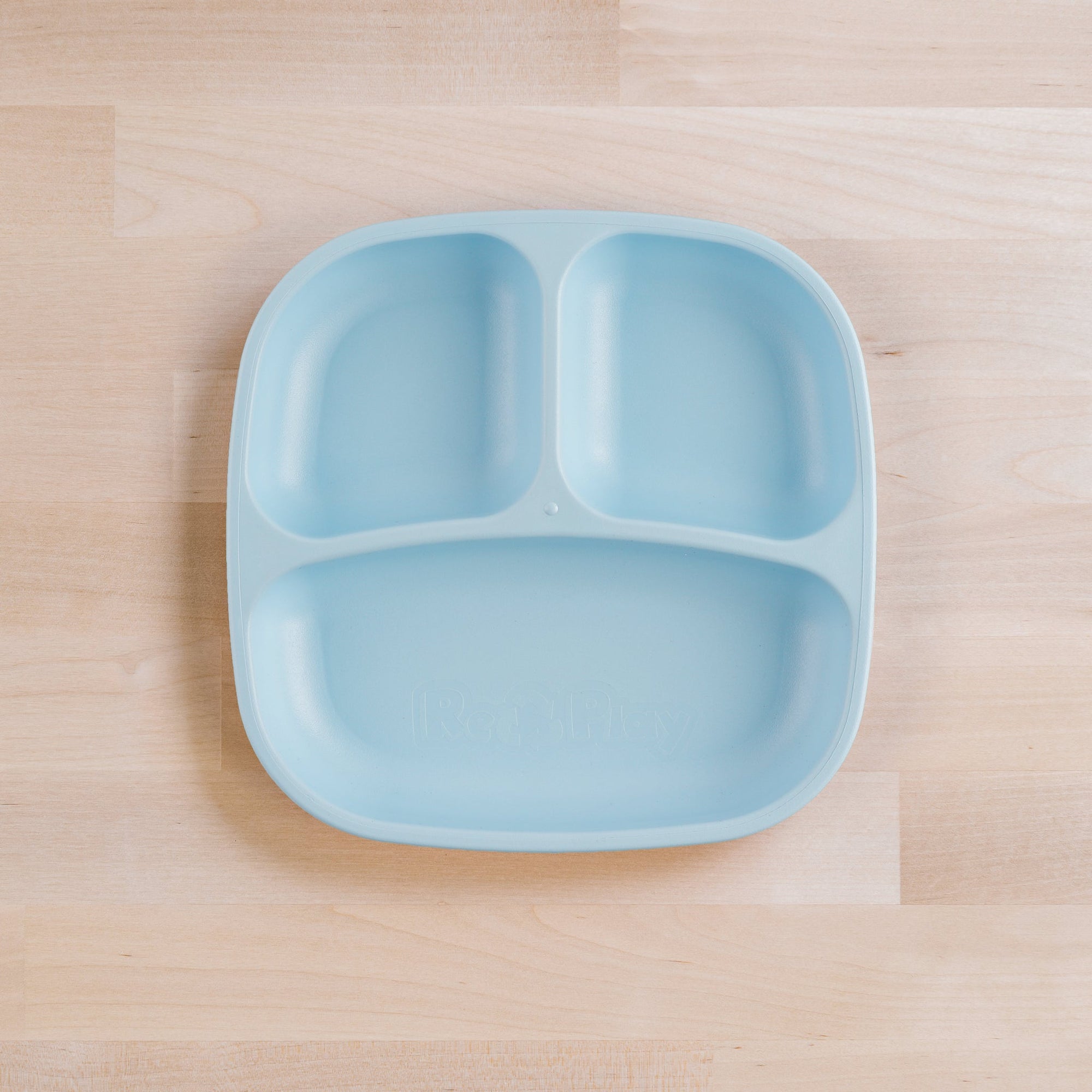 Re-Play Divided Plate - Ice Blue (Min. of 2 PK, Multiples of 2 PK)