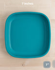 Re-Play Flat Plate 7''- Teal (Min. of 2 PK, Multiples of 2 PK)