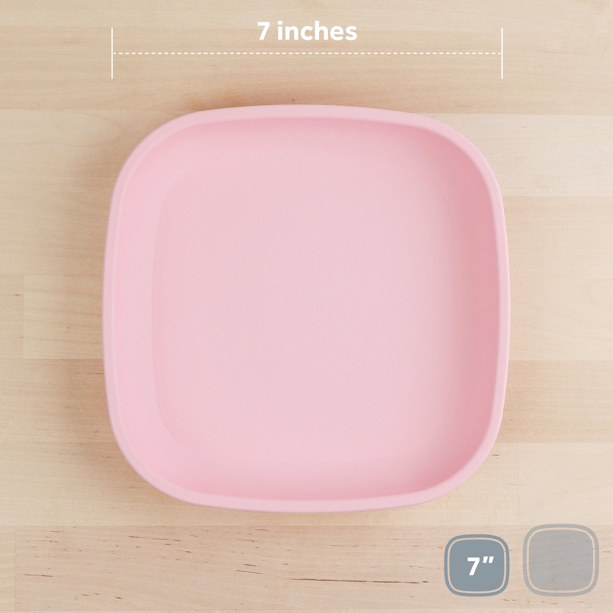Re-Play Flat Plate 7''- Ice Pink (Min. of 2 PK, Multiples of 2 PK)