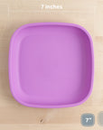 Re-Play Flat Plate 7'' - Purple (Min. of 2 PK, Multiples of 2 PK)