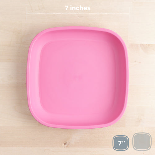 Re-Play Flat Plate 7'' - Bright Pink  (Min. of 2 PK, Multiples of 2 PK)