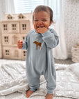 günamüna Fleece Jumpsuit Moose (Min. of 2, multiples of 2)