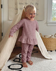 günamüna Two Piece Ruffled Sweatsuit Dazzle (Min. of 2, multiples of 2)