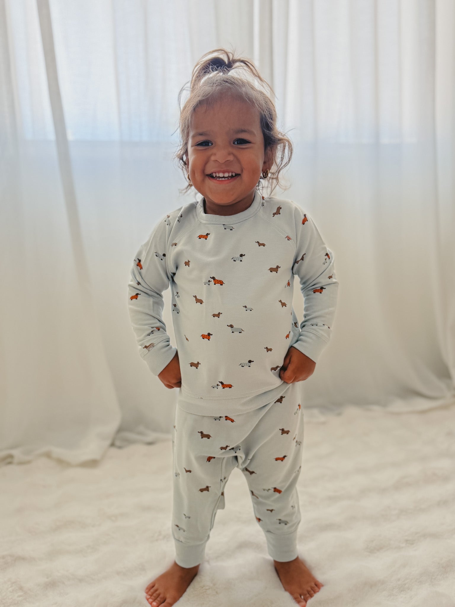günamüna Fleece Sweatsuit Woof(Min. of 2, multiples of 2)
