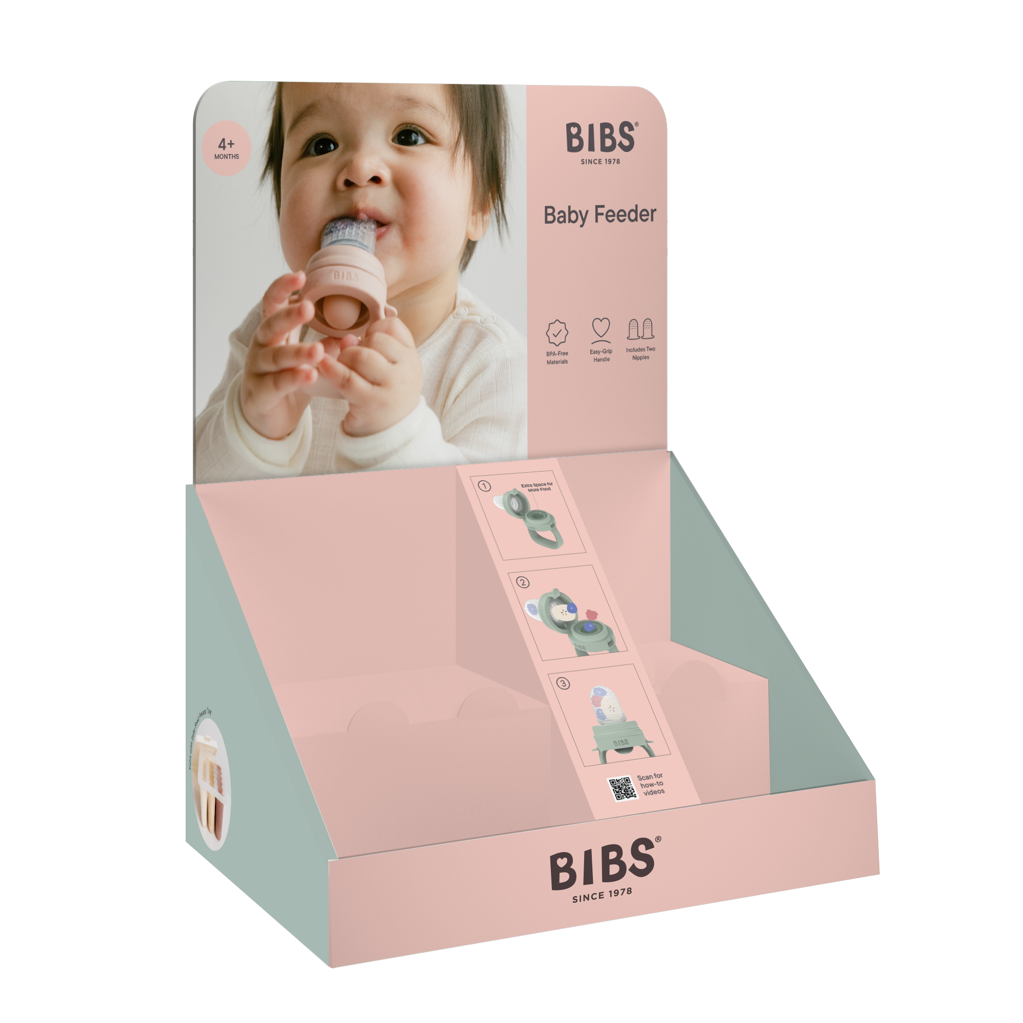 BIBS Countertop Baby Feeder Display