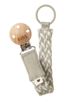 BIBS Pacifier Clip Sand / Ivory ONE SIZE (Min. of 2 PK , multiples of 2 PK)