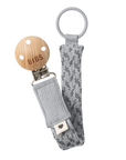 BIBS Pacifier Clip Cloud / Iron ONE SIZE (Min. of 2 PK , multiples of 2 PK)