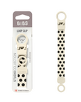 BIBS Studio Pacifier Clip Loop Polka Ivory Black (Min. of 2 PK , multiples of 2 PK)