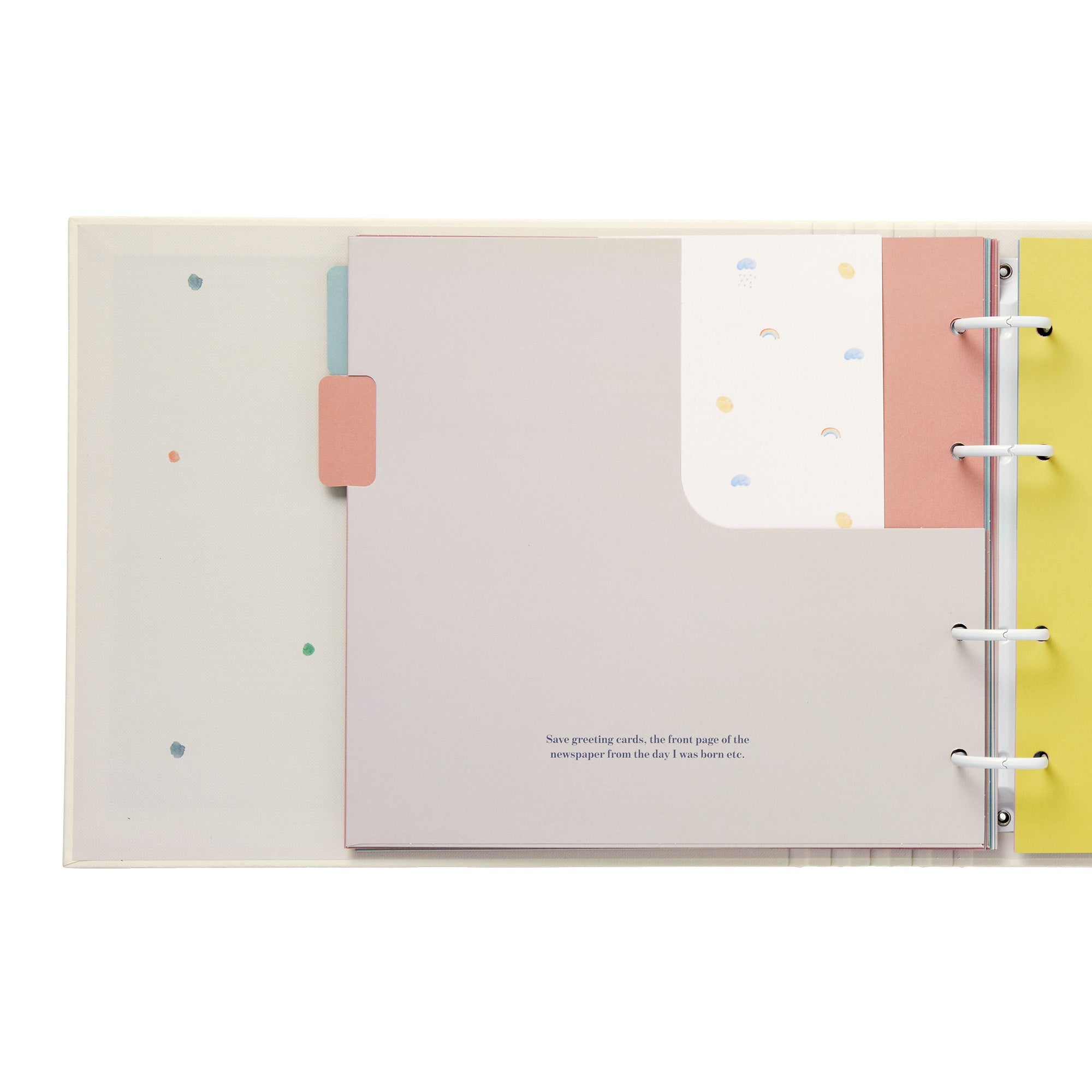 Specialday - My first years - memories & treasures - Cream (Min. of 2 PK , multiples of 2 PK)