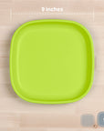Re-Play Flat Plate 9''- Lime (Min. of 2 PK, Multiples of 2 PK)