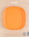 Re-Play Flat Plate 9''- Orange (Min. of 2 PK, Multiples of 2 PK)