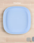 Re-Play Flat Plate 9''- Ice Blue (Min. of 2 PK, Multiples of 2 PK)