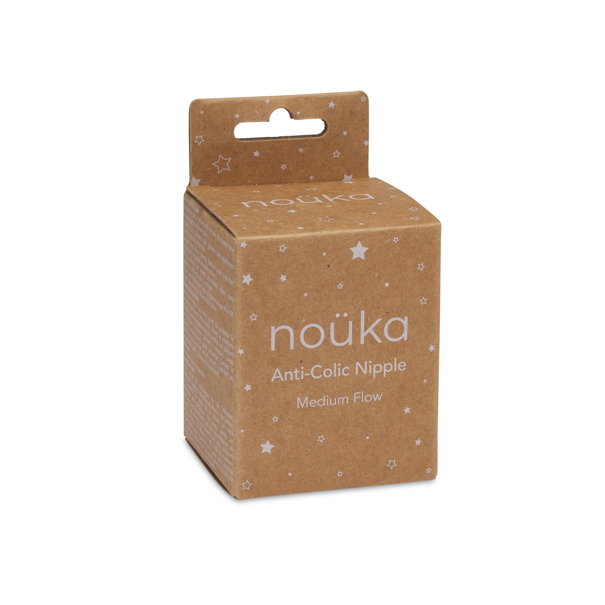 noüka Anti-Colic Nipple 2PK - Medium Flow (Sold in Case of 2, Qty of 1=2 products)