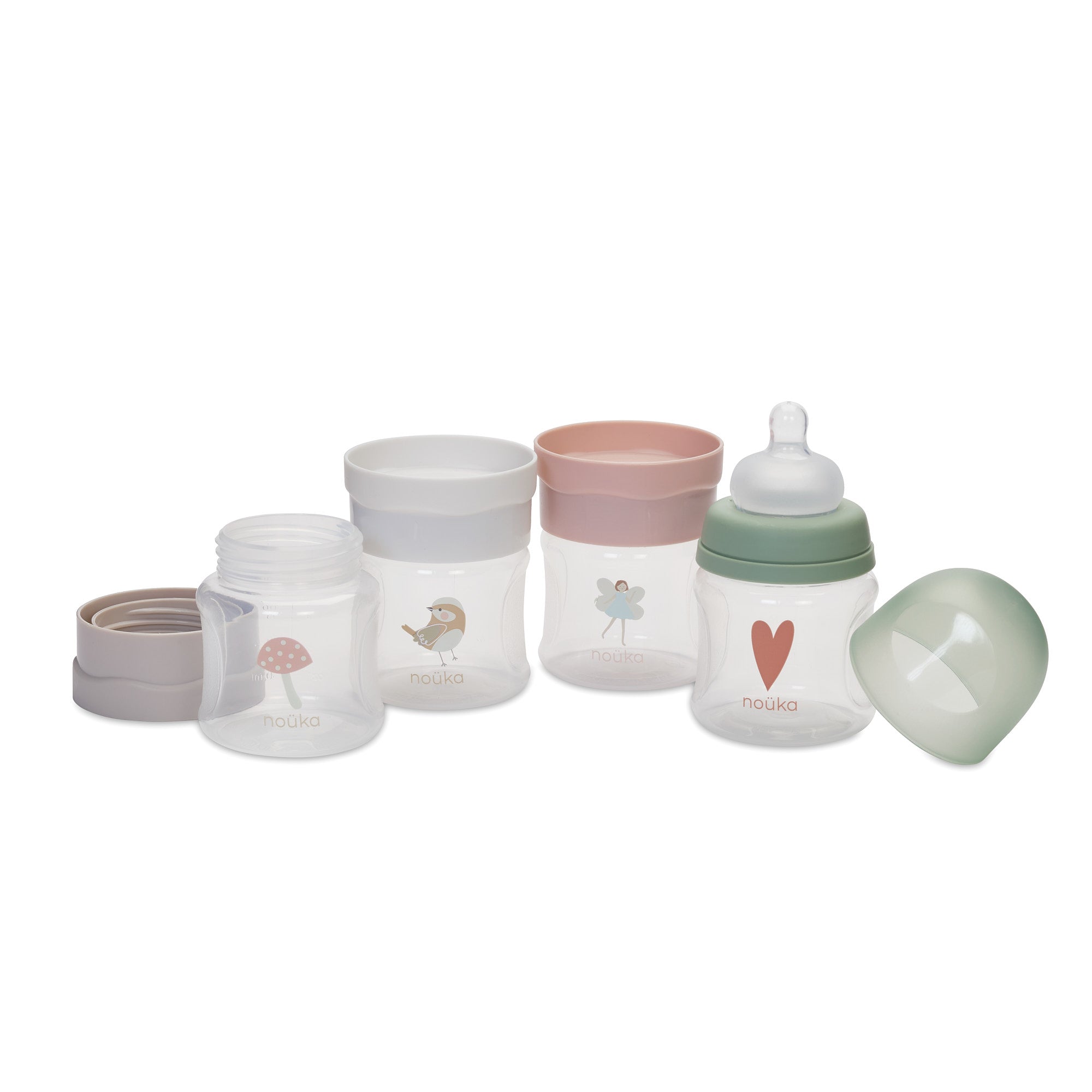 noüka Baby Bottle & Milk Storage Kit - Fairy (Sold in Case of 2, Qty of 1=2 products)