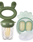 Freeze-N-Feed Mini Combo - Olive Green Feeder + Pea Green Tray (Min. of 2 multiples of 2)