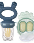 Freeze-N-Feed Mini Combo - Steel Blue Feeder + Pea Green Tray (Min. of 2 multiples of 2)