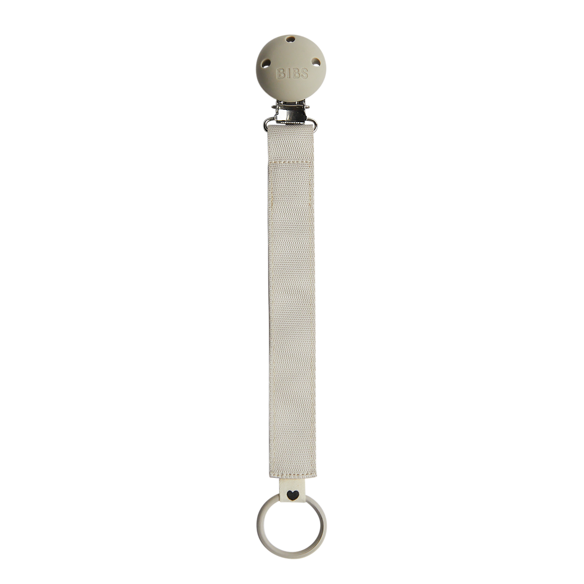BIBS Pacifier Clip Ribbon - Sand (Min. of 2 PK , multiples of 2 PK)