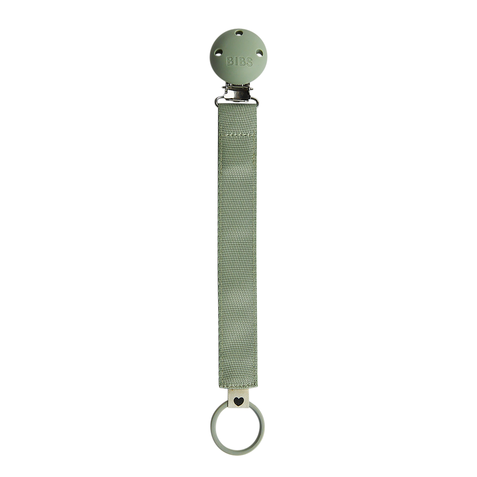 BIBS Pacifier Clip Ribbon - Sage (Min. of 2 PK , multiples of 2 PK)