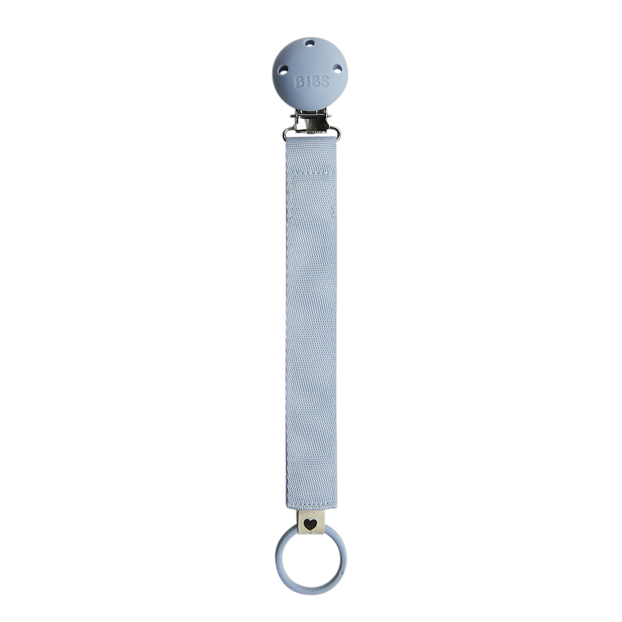 BIBS Pacifier Clip Ribbon - Dusty Blue (Min. of 2 PK , multiples of 2 PK)