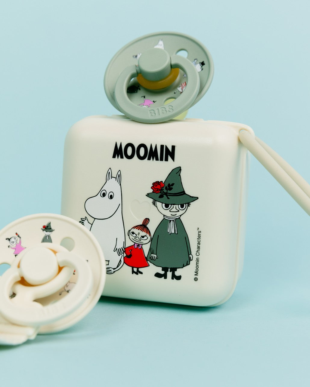 BIBS x Moomin Pacifier Colour 2 pack Dreaming Latex - Baby Pink Mix (Min. of 2 PK, multiples of 2 PK)