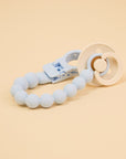 BIBS Pacifier Clip Beaded Ivory (Min. of 2 PK, multiples of 2 PK)