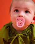BIBS Pacifier Original COLOUR Latex 2 PK Petal/Baby Pink (Min. of 2 PK, multiples of 2 PK)