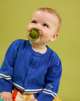 BIBS Pacifier De Lux Silicone 2 PK Wasabi/Pale Butter ONE SIZE (Min. of 2 PK, multiples of 2 PK)