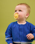 BIBS Pacifier De Lux Silicone 2 PK Wasabi/Pale Butter ONE SIZE (Min. of 2 PK, multiples of 2 PK)