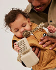 BIBS Gift Set Polka Soothe & Go Latex Size 2 Dark Oak/Vanilla (Min. of 2 PK , multiples of 2 PK)