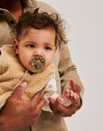 BIBS Pacifier Studio Colour 2 PACK Polka Vanilla/Dark Oak (Min. of 2 PK, multiples of 2 PK)